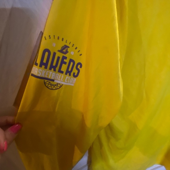 Mens Laker Basketball Dri Fit long sleeve shirt_Medium - Picture 4 of 6